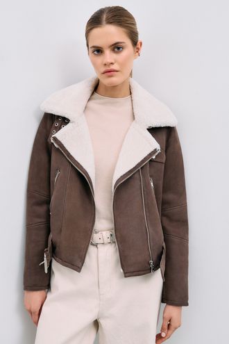 Дубленка из овчины Снежная королева collection 779680003