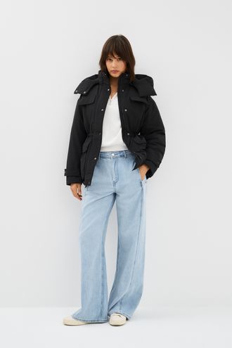 Утепленная куртка с капюшоном Снежная королева collection 775487003