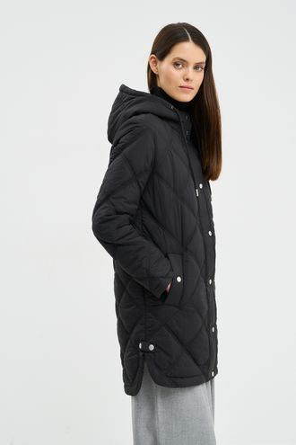 Стеганая куртка с капюшоном Снежная королева collection 775297003